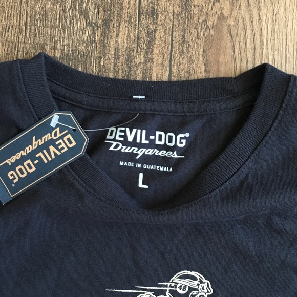 Men's Black motorcycle Graphic Tee - Picture 2 of 3